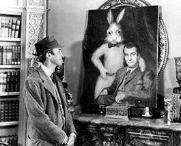 James Stewart 16x20 Canvas Giclee With Rabbit From Harvey - £54.92 GBP