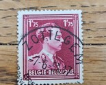 Belgium Stamp King Leopold III 1.75fr Used &quot;Zoettegem&quot; - $1.89