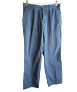 M&amp;S Navy Blue Chino Pants Sz 32 Marks &amp; Spencer - $12.79