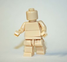 Building Toy Super Posable Flesh blank plain DIY Minifigure Gift Christmas - £7.30 GBP