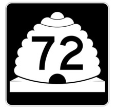 Utah State Highway 72 Sticker Decal R5406 Highway Route Sign - $1.45+