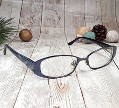 Laura Ashley Blue Metal Eyeglasses FRAMES - Peyton 50-16-130 - $31.63