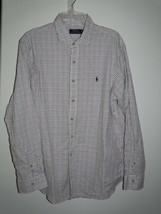 Polo Ralph Lauren Mens Long Sleeve Button Down Mulicolor Plaid Shirt Sz XL - $24.38