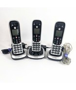 3 Cordless Phones Motorola CD401-B  Handset &amp; Home Base + 2 CD401-C - $27.17