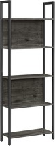 Vasagle 5-Tier Bookshelf, Storage Rack Shelf, Bookcase With Steel Frame For - $69.92