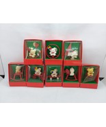Lot Of 8 Vintage Teddy Bear Ornaments Trinkets Taiwan - $34.13 CAD