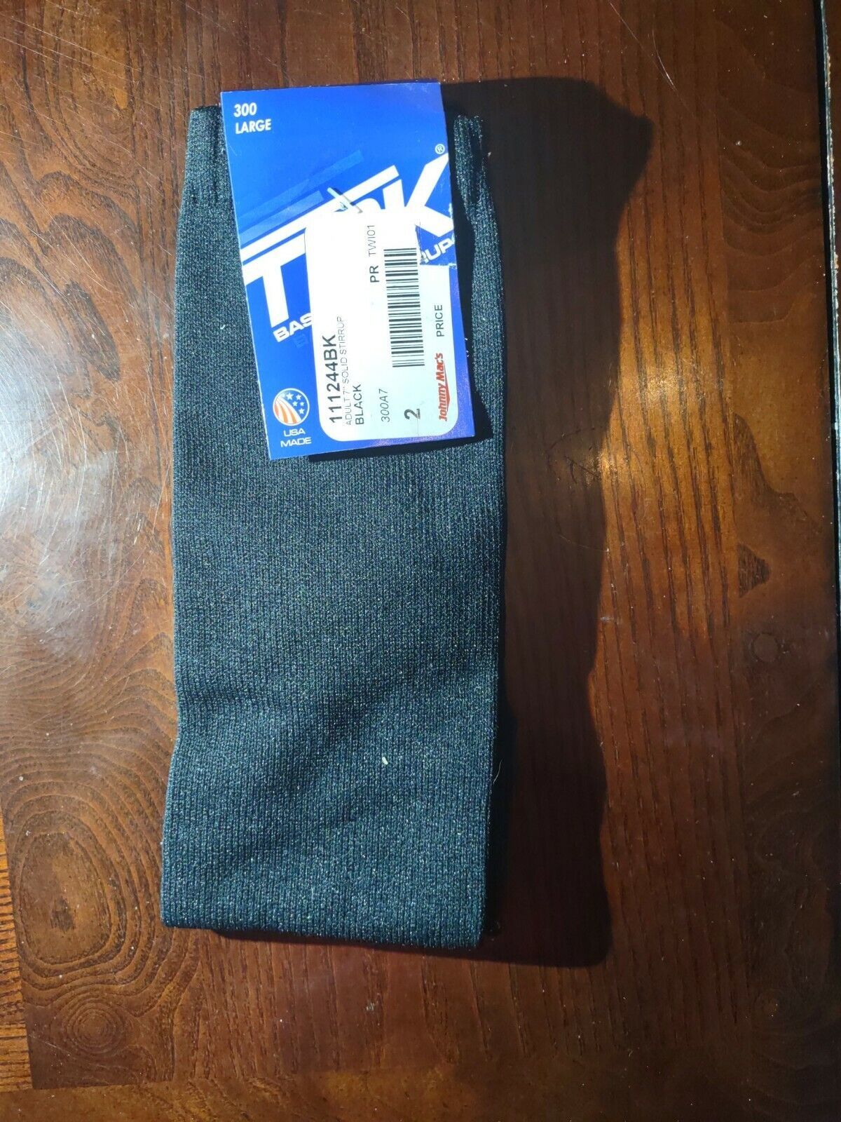 TCK Baseball Stirrup Adult Large Black - $18.69