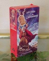Cecil B. DeMille Epic 1956 THE TEN COMMANDMENTS-Charlton Heston 2 VHS Tapes - $9.99