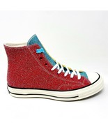 Converse Chuck 70 Hi JW Anderson Glitter Barbados Cherry Red Mens 164694C - £56.27 GBP