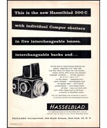 1957 Hasselblad 500 C Camera PRINT AD Interchangeable Lenses,Compur Shut... - €6,57 EUR 1957 Hasselblad 500 C Camera PRINT AD Interchangeable Lenses,Compur Shut... - €6,57 EUR