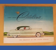 1952 PONTIAC CATALINA DEALERSHIP PAMPHLET / BROCHURE - BIFOLD - VERY GOOD - $15.95