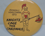 1970 Irondale High School '70 Homecoming MN 3.5" Pinback Button Pin CR C... - $24.74