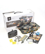 16&quot; 1:24 German Leopard Remote Control Military Battle Tank Fires BB&#39;s  ... - $135.37 CAD