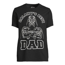 Star Wars Darth Vader The Best Dad Apparel Men&#39;s Graphic T-Shirt, Black ... - $16.82