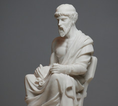 PLATO Greek Philosopher Handmade Statue Sculpture Athens Greece Academy 6.7in - £29.67 GBP