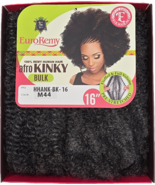 EVE HAIR 100% REMY HUMAN HAIR AFRO KINKY BULK 16" - #M44 - $39.99