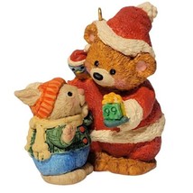 Hallmark Mary&#39;s Bears 1999 Keepsake Christmas Ornament Santa Mouse Bunny Mint! - £3.93 GBP