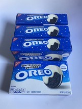 Oreo ~ White Fudge Covered Sandwich Cookie Christmas 4 Boxes 8.5 Oz Bb 02/24 - £25.71 GBP