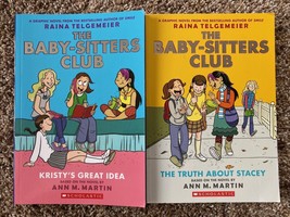 The Baby-Sitters Club BSC by Ann M Martin Graphic Novel Book Lot 1-2 - £7.78 GBP