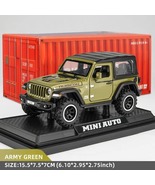 Green Off-Road 7 Door for Wrangler Diecast Toy Car 1/32 Scale Metal Alloy - £16.81 GBP