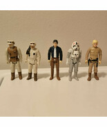 Vintage 1980 L.F.L. Kenner Star Wars 4&quot; inch Figures Hong Kong Lot Of 5 - $101.73 CAD