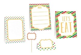 Christmas Buffet Decorating Kit  8 Ct Picks Signs - £5.59 GBP