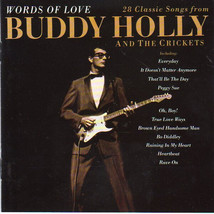 Buddy Holly And The Crickets - Words Of Love (CD Album 1993, Compilation) - $4.72