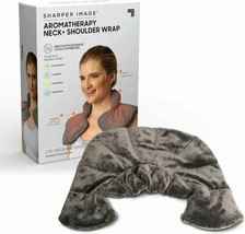 SHARPER IMAGE Aromatherapy Neck &amp; Shoulder Wrap Pad Pain Tension Relief Therapy - £23.67 GBP