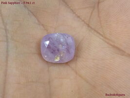 Sapphire / Pink sapphire - Ceylon - 5.941 ct - Certified / Unheated - Un... - $109.77