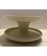 Vintage Tupperware Pedestal Server Tray 1532-3 - $16.36