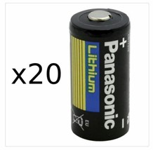 20 Pack NEW Panasonic CR123A 3 Volt Lithium Batteries CR123A For Arlo Cameras - £34.84 GBP
