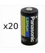 20 Pack NEW Panasonic CR123A 3 Volt Lithium Batteries CR123A For Arlo Ca... - £34.19 GBP