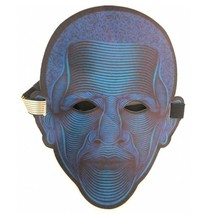 Sound Reactive LED Mask Activated Street Dance Anonymous Face Halloween Party - £7.89 GBP