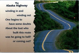 Alaska Highway w/ Poem Postcard - $5.16