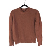 A.P.C. Rue Madame Paris Womens Sweater Mock Neck Wool Blend Brown S - £30.22 GBP