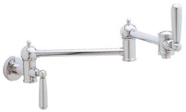Wall Mount Pot Filler Kitchen Faucet with 20 1/8&quot; Reach and Ceramic Disc... - $4,886.85 MXN
