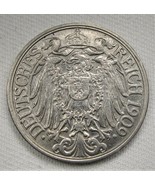 1909-G Germany 25 Pfennig AU+ Coin AD895 - £24.96 GBP