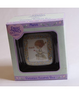 NEW Precious Moments March Month Porcelain Covered Box 2000 Enesco Trink... - $6.66