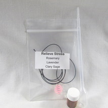 Relieve Stress Aromatherapy Hanging Pendant Kit Essential Oils Natural O... - $9.89