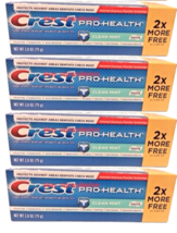 ( LOT 4 ) Crest Pro-Health Clean Mint Toothpaste, 2.8 oz Ea SEALED - £17.39 GBP
