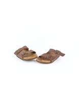 Vintage Birkenstock Womens 6 Distressed Leather Strap Buckle Sandals Bro... - $40.65 CAD