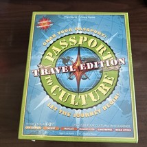 Passport to Culture Travel Edition Board Game Sealed 2012 New - $468.54 MXN