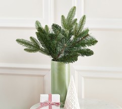 Bethlehem Lights Set of 4 Decorative Greenery Sprigs in Green - £154.70 GBP