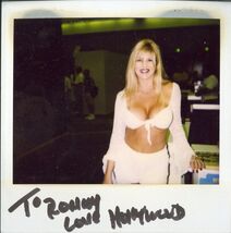 ADULT STAR HOLLYWOOD SIGNED  POLAROID PICTURE TAKEN AT  VSDA CONVENTION - $24.95