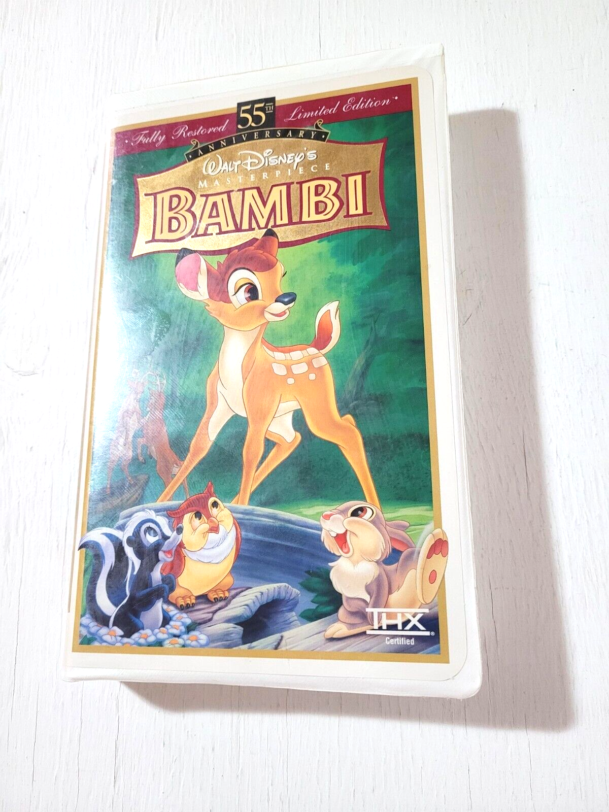 Bambi Disney VHS movie 55th anniversary limited masterpiece collection - $11.88