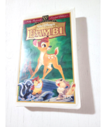Bambi Disney VHS movie 55th anniversary limited masterpiece collection - $16.24 CAD