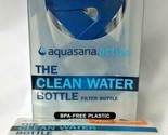 Aquasana Clean Water Filter Bottle Blue + 2 Refills  - $24.95