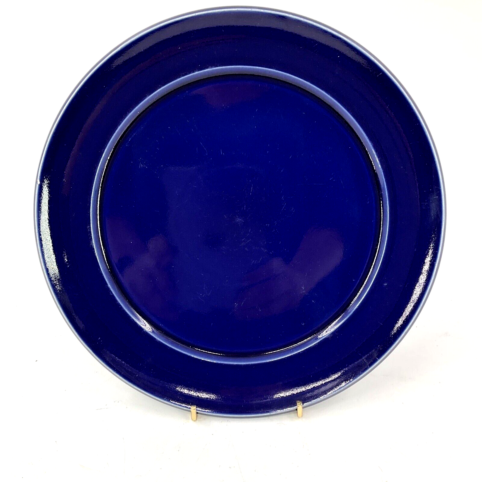DENBY POTPOURRI BLUE Dinner Plate 9 7/8" Made in England Single Replacement - $18.40