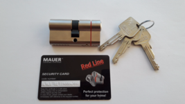 MAUER MLS SKG** Red Line High Security Euro Cylinder Lock 3 Keys - £32.13 GBP+