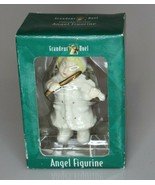 Grandeur Noel Porcelain Angel Playing Violin Christmas Figurine - £6.25 GBP